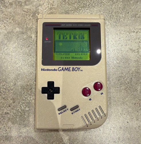 Nintendo game boy - dmg-01, grau