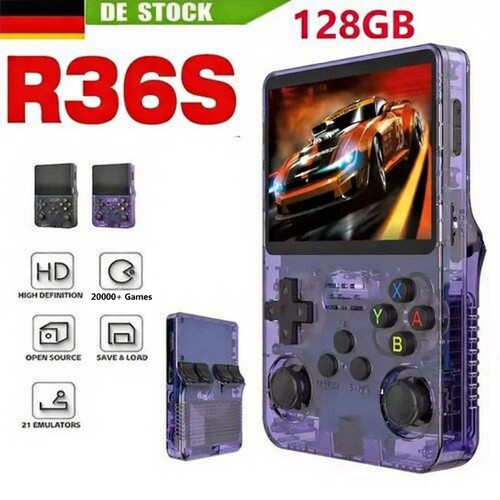 R36s retro handheld konsole - retro,