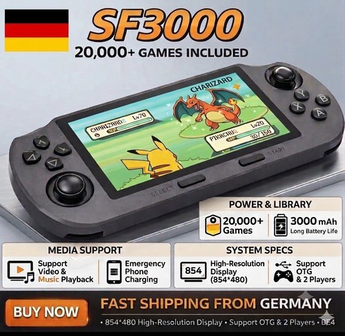 Sf3000 retro handheld - retro, konsole